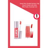 Golden Rose Sweet Kiss Dudak Parlatıcı Yağ No: 04 & Likit Allık No: 104 + Mini Ruj Makyaj Seti