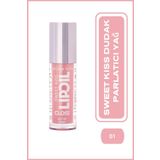 Golden Rose Sweet Kiss Lip Oil Gloss No:01 - Dudak Parlatıcı Yağ