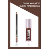 Golden Rose Sweet Kiss Meyveli Dudak Parlatıcı No:06 & Golden Rose Lipliner No: 223 Makyaj Seti