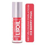 Golden Rose Sweet Kiss No: 03 Berry Pink Lip Oil Gloss Dudak Parlatıcısı
