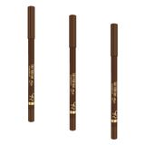 Golden Rose Tattoo Gel Eyepencil - 115 Rustic Brown - Uzun Süre Kalıcı Gel Göz Kalemi (3 paketi)