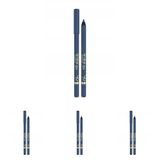 Golden Rose Tattoo Gel Eyepencil No: 106 Azure - 24 Saat Kalıcı Suya Dayanıklı Jel Göz Kalemi (4 paketi)