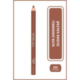Golden Rose Tattoo Lipliner - 205 Wild Russet - Suya Dayanıklı Uzun Süre Kalıcı Kahverengi Dudak Kalemi