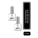 Golden Rose Top Coat Quick Dry Oje Kurutucu10 ml 2 li set