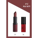 Golden Rose Velvet Matte Lipstick 16 & Longstay Matte Mini 18 2Li Ruj Seti