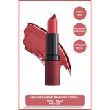 Golden Rose Velvet Matte Lipstick No: 05, Mat Ruj, Vegan, E Vitamini İçerikli, Kadifemsi Bitiş