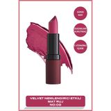 Golden Rose Velvet Matte Lipstick No: 08, Mat Ruj, Kadifemsi Doku, Vegan