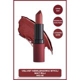 Golden Rose Velvet Matte Lipstick No: 16 - Yoğun Pigmentli Kadifemsi Mat Ruj