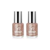 Golden Rose Wow Nail Color Glitter No:205 - Oje 2li paket