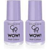Golden Rose Wow Nail Color No:115 - Oje 2li paket