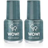 Golden Rose Wow Nail Color No:118 - Oje 2li paket