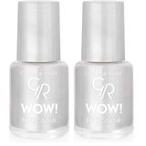 Golden Rose Wow Nail Color No:122 - Oje 2li paket