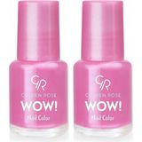 Golden Rose Wow Nail Color No:25 - Oje 2li paket
