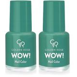 Golden Rose Wow Nail Color No:70 - Oje 2li paket