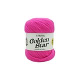 Golden Star Örgü İpi Fuşya%75 Premium Akrilik%25 Organik Merino Yün 100g 350m (73308)