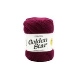 Golden Star Örgü İpi Patlıcan Moru%75 Premium Akrilik%25 Organik Merino Yün 100g 350m (70609)