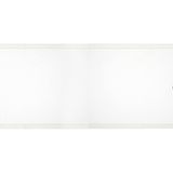 Golden Table Artdeco Siyah Nakışlı Krem Keten Runner