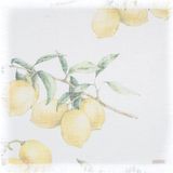 Golden Table Home 4lü Capri Limon Desenli Peçete Seti - Standart