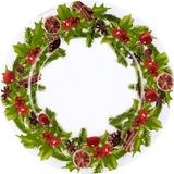 Golden Table Home Christmas Baskılı 4lü Cam Supla Seti - Şeffaf - Standart