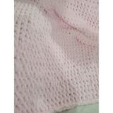 Golden Takış Kız Bebek - Çocuk Puffy Battaniye - Pembe - 90 X 90