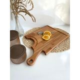 GOLDENWOODEN Balta Doğal Ahşap Sunum Tabağı Ahşap Sunumluk(KAYIN/GÜRGEN)(BOY:45CM EN:27CM) AHŞAP Boy:45cm En:27cm(KAYIN/GÜRGEN AĞACI)