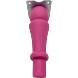 GOLDENWOODEN Tombul Torna Ahşap Ayak Mobilya Masa ve Dolap Ayağı(Pembe)(Kayın / Gürgen) - 18cm - 2 ADET