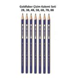 Goldfaber Çizim Kalemi Seti 2b 3b 4b 5b 6b 7b 8b Dereceli Kalem Seti Lüx 8614785584302