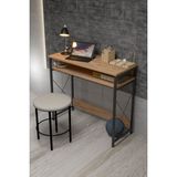 GOLDFALEZ Çalışma Masası Bilgisayar Laptop Ofis Masası Okul Ev Atlantik Çam - 90*37 - Ahşap