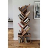 GOLDFALEZ Kitaplık Modern Dekoratif Kitap Rafı Çok Katlı Kitap Standı Salon Ofis Organizer Yaprak 7061 Atlantk