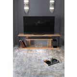 Goldfalez Tv Sehpası Tv Ünitesi Raflı 140 Cm Gzd Plus Atlantik Çam