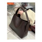 Goldies Bag Kadın Acı Kahve Ayarlanabilir Kemer Askılı Toka Detaylı Shopper El Ve Omuz Çantası Luce