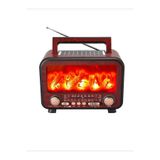 goldixpir ŞÖMİNE GÖRÜNÜMLÜ SOLAR NOSTALJİ RADYO BLUETOOTHLU USB FM RADYO