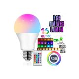 goldixpir Uzaktan Kumandalı Renk Değiştiren Ampul Rgb 9w Beyaz Dahil 16 Renkli