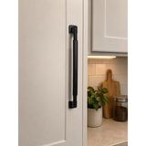 Goldkulp Saray 160MM Ağır Zamak Mutfak Banyo Dolap ve Vestiyer Çekmece Kulpu (Renk Seçenekli) - Siyah