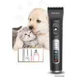 Goldmaster 10 In 1 Ayarlanabilir Şarjlı Kedi Köpek Tıraş Makinesi Evcil Dostlar İçin 5 Farklı Kesme Uzunluğu