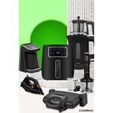 Goldmaster Cookblack 23 Parça Elektronik Evlilik Paketi Mutfak Çeyiz Seti Siyah Renkli Özel Set