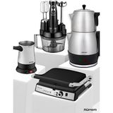 Goldmaster Hürrem Elektrikli Mutfak Çeyiz Seti 4 Lü Evlilik Paketi Inox - Gri