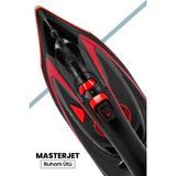 Goldmaster Masterjet 2600 Watt Seramik Ağır Taban Teknolojisi ile Kolay Kırışık Gideren 180 gr Şok Buharlı Ütü - Altın