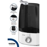 Goldmaster Oksijen Hava Nemlendirme Cihazı Beyaz 3,7 L Su Kapasitesi ile Ayarlanabilir Buhar
