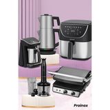 Goldmaster Proinox 22 Parça Airfryer Sıcak Hava Fritöz Avantajlı Elektronik Evlilik Paketi Mutfak Çeyiz Seti - Siyah