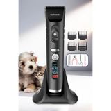 Goldmaster Şarj Standlı LED Ekranlı Kedi Köpek Tıraş Makinesi 11 in 1 Fonksiyonlu Pet Bakım Aparatı