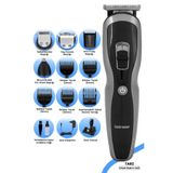 GOLDMASTER Tarz Kablolu Kablosuz Saç,Sakal Full Standlı Li-ion Bataryalı 14in1 Erkek Bakım Seti Kiti GM8104