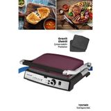 GOLDMASTER Tostmix Paslanmaz Çelik 2000 Watt Granit Çıkarılabilir Plakalı Tost Ve Izgara Makinesi