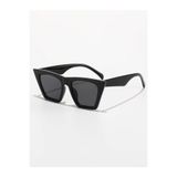 Goldmine Cat Eye Kare Güneş Gözlüğü, Siyah, UV400 Filtreli, Unisex
