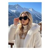 Goldmine Kadın Diva Siyah Güneş Gözlüğü, Cat Eye Çerçeve, UV400 Koruma