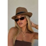 Goldmine Kadın Hasır Kovboy Şapka