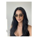 Goldmine Kadın Mila Güneş Gözlüğü, Oval Çerçeve, UV400 Filtre, Nude