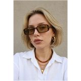 Goldmine Kadın Velvet Petal Güneş Gözlüğü UV400 Kahverengi