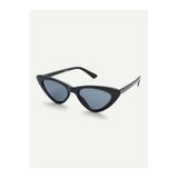 Goldmine Üçgen Cat Eye UV400 Güneş Gözlüğü, Siyah, Unisex