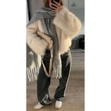 Goldmine Unisex Puffy Lightweight Atkı, 200x50cm, Gri,%100 Akrilik